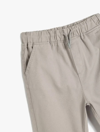 Resim Koton Erkek Çocuk Kanvas Pantolon 5SKB40054TW