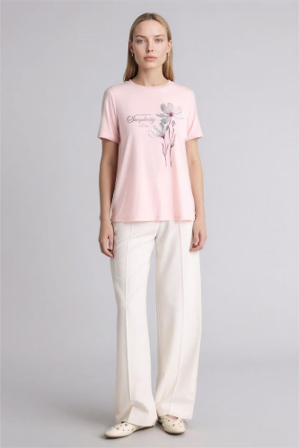 Resim Defacto Kadın T-shirt H1461AX/PN127