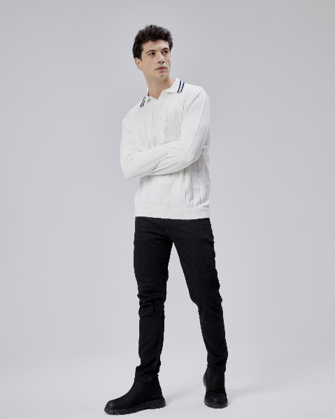 Resim Paul&More Erkek Triko Kazak 18046 V Polo