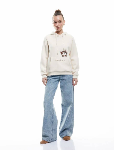 Resim Koton Kadın Sweat 6Wal10232Ik