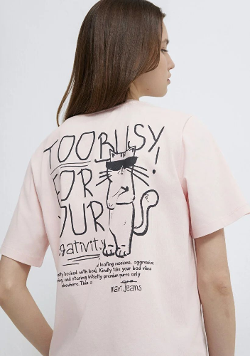 Resim Mavi Kadın T-shirt M1613727-71014