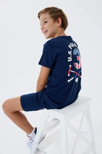 Resim U.S. Polo Assn Kids Erkek Çocuk Şort Takım Us2442-4
