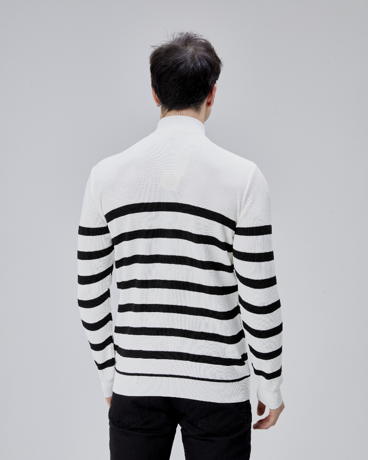 Resim Paul&More Erkek Triko Kazak Arpol Dik Yaka Fermuarlı Pl