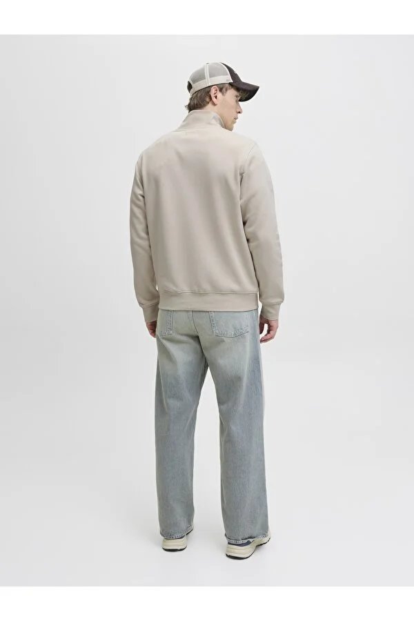 Resim Jack & Jones Jjesoho Sweat Quarter Zip Hn Noos Erkek Sweat 12278793