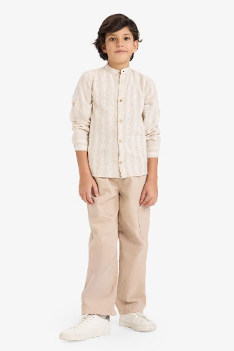 Resim Defacto Erkek Çocuk Uzun Kol Gömlek G6729A8/BG186
