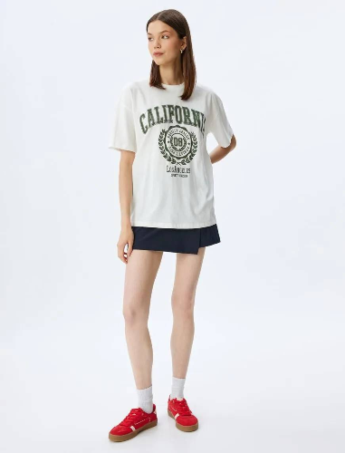 Resim Koton Kadın T-shirt 5SAL10059IK