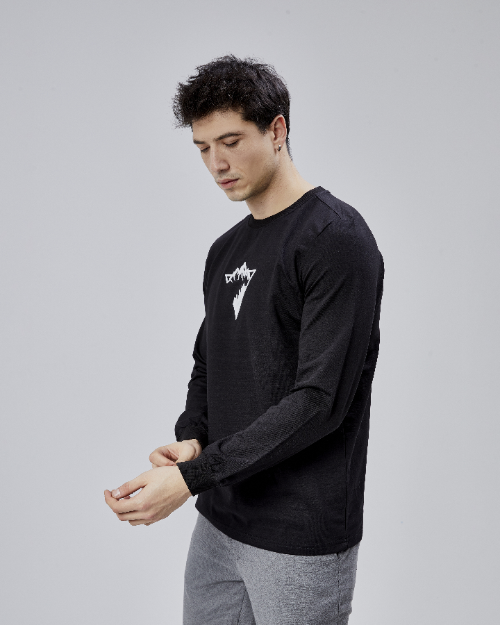 Resim Paul&More Erkek Sweat Manzara Baskı O Yaka