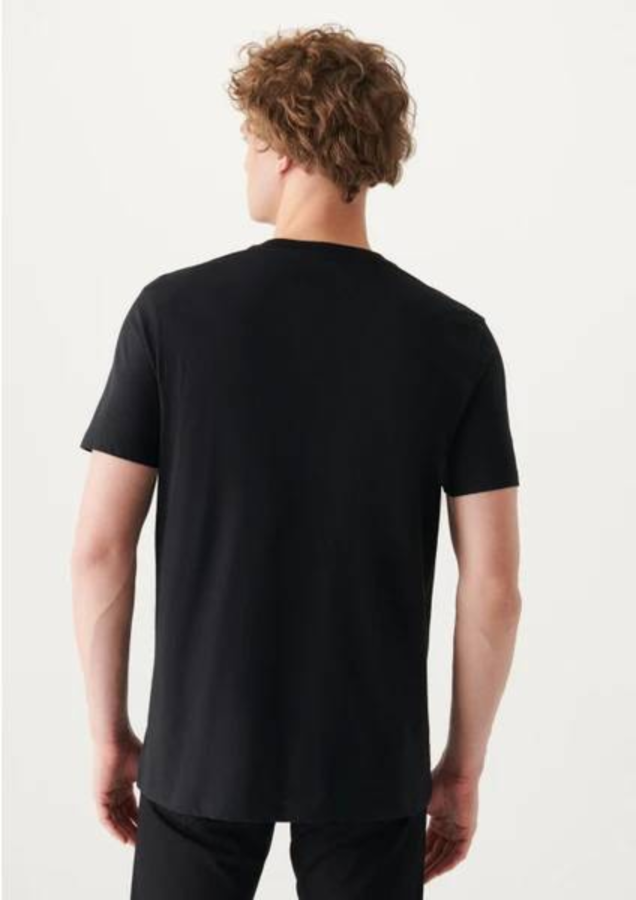 Resim Mavi Logo Nakışlı Erkek T-Shirt M067074-900