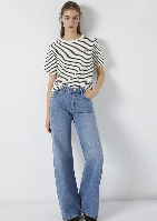 Resim Mavi Kadın T-shirt M1613715-85143