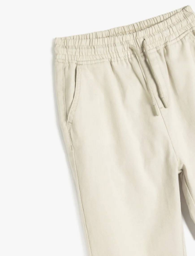 Resim Koton Erkek Çocuk Kanvas Pantolon 5SKB40053TW