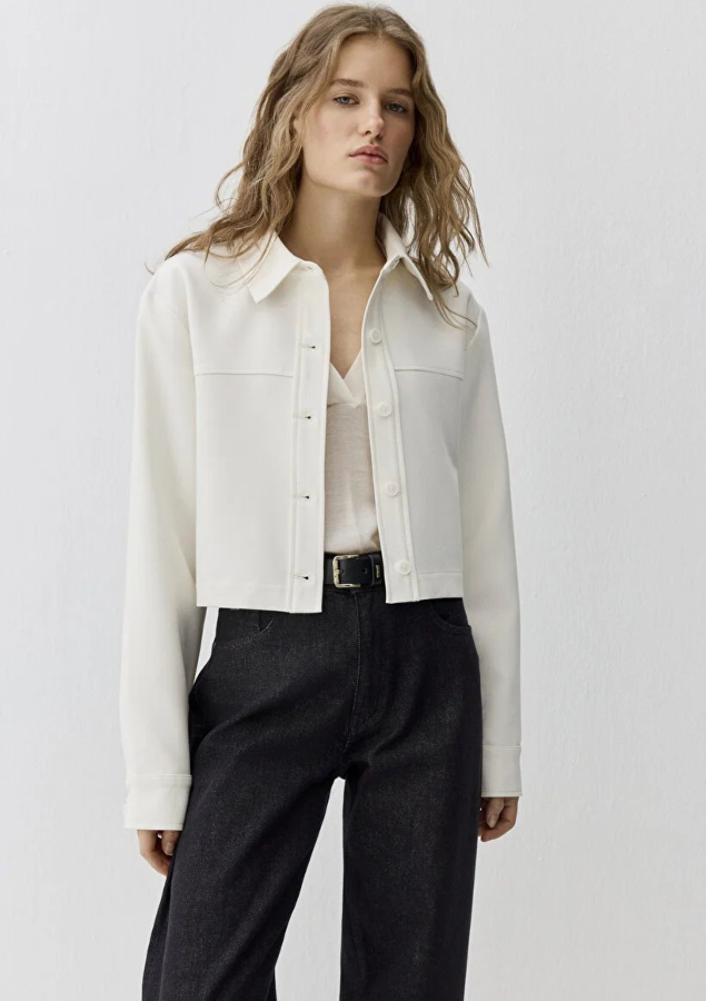 Resim Mavi Kadın Gömlek M1211336-80194