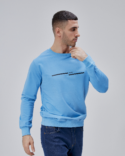 Resim Paul&More Erkek Sweat What Baskı 0 Yaka 2 İp