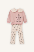 Resim Defacto Kız Bebek Sweat Takım G8740A5/BR86