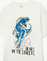 Resim Koton Erkek Çocuk T-shirt 6SKB10341TK