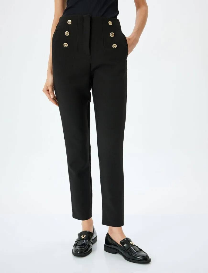 Resim Koton Kadın Kanvas Pantolon 5SAK40028UW