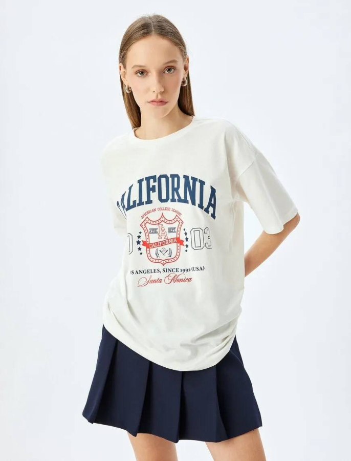 Resim Koton Kadın T-shirt 5SAL10113IK