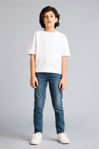 Resim Defacto Erkek Çocuk Jean Pantolon F8437A8/NM29