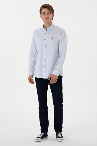 Resim 2225466 Cedcolor025K U.S Polo Assn. Erkek Uzun Kol Gömlek