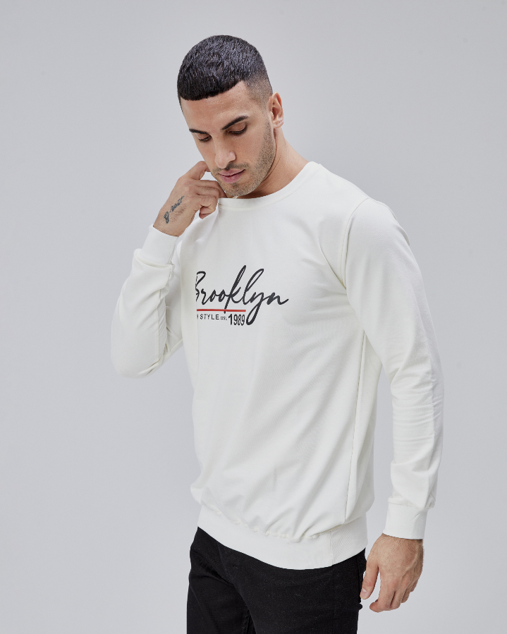 Resim Paul&More Erkek Sweat Brooklyn 0 Yaka 2 İp