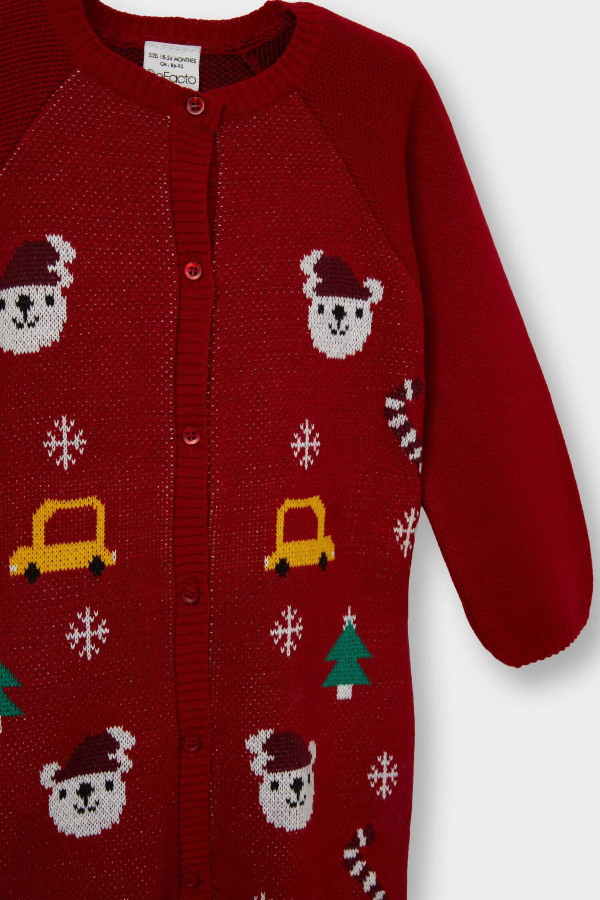 Resim Defacto Erkek Bebek Tulum F3235A5/RD79