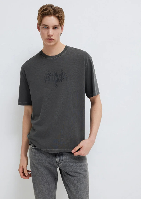 Resim Mavi Erkek T-shirt M0613203-900