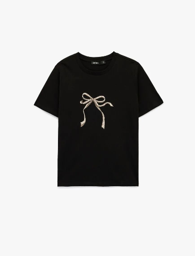 Resim Koton Kadın T-shirt 6SAK50064EK