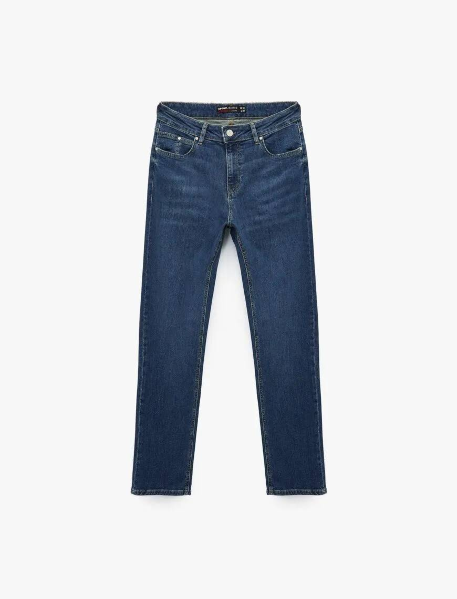 Resim Koton Erkek Jean Pantolon 6Wam40005Nd