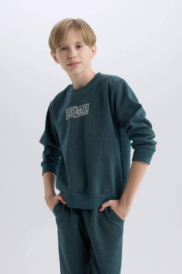 Resim Defacto Erkek Çocuk  Sweat Takım D9853A8/BE787