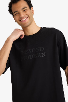 Resim Defacto Erkek T-shirt F9681AX/BK81