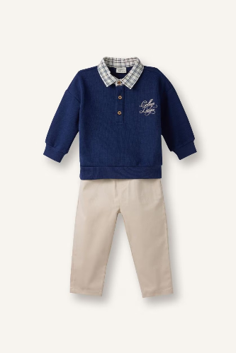 Resim Defacto Erkek Bebek Eşofman Takım G6480A5/NV95