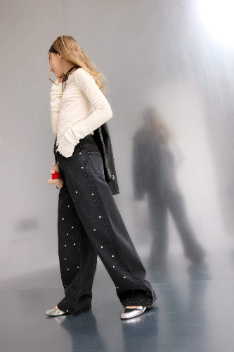 Resim Defacto Kız Çocuk  Jean Pantolon F7640A8/NM36