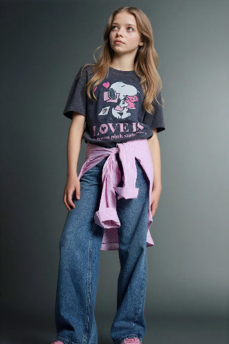 Resim Defacto Kız Çocuk Jean Pantolon G4654A8/NM28