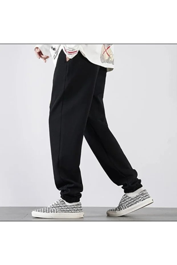 Resim T12Er-84897_01  Lastik Paça Jogger Erkek Eşofman Alt