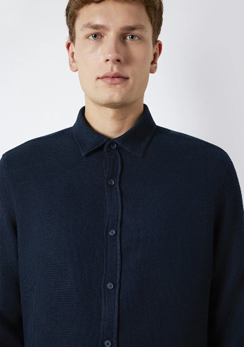 Resim Mavi Erkek Uzun Kol Gömlek M0211875-70490