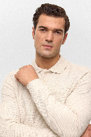 Resim SW2013700015 Polo Yaka Erkek Sweat