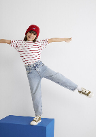 Resim Mavi Lol Dark Kız Çocuk Jean Pantolon M7010037-90876