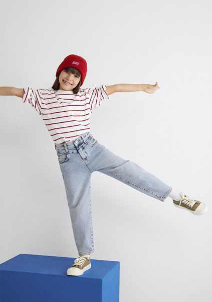 Resim Mavi Lol Dark Kız Çocuk Jean Pantolon M7010037-90876