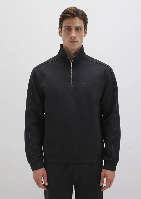 Resim Mavi Bisiklet Yaka Erkek Sweat M0S10387-900