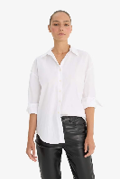 Resim Defacto Kadın Uzun Kol Gömlek T8735AZ/WT83