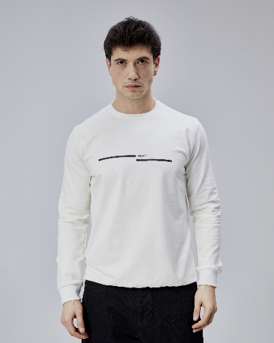 Resim Paul&More Erkek Sweat What Baskı 0 Yaka 2 İp