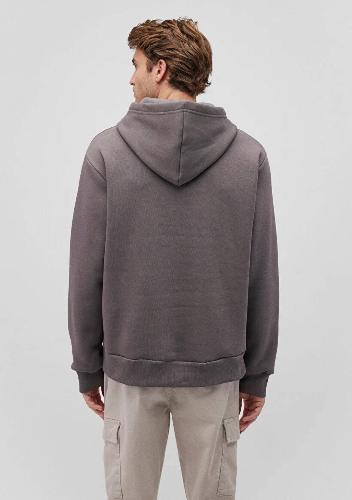 Resim Mavi Kapüşonlu Erkek Sweatshirt M0S10275-70096