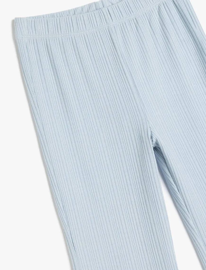 Resim Koton Kız Çocuk Kanvas Pantolon 5SKG40044AK