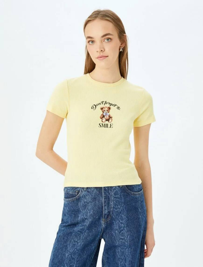Resim Koton Kadın T-shirt 5SAL10208IK