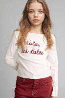 Resim Defacto Kız Çocuk T-shirt G8462A8/ER105