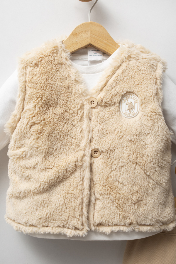 Resim U.S. Polo Assn Bebek Kız Bebek Sweat Takım USB2779