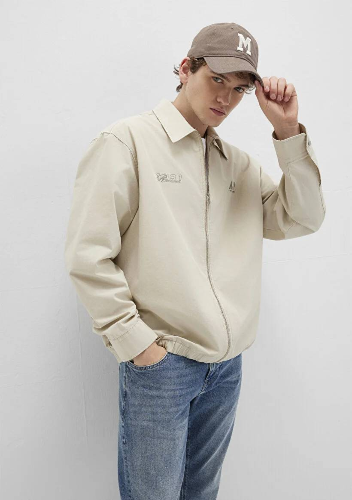 Resim Mavi Fermuarlı Ceket M0211690-70065