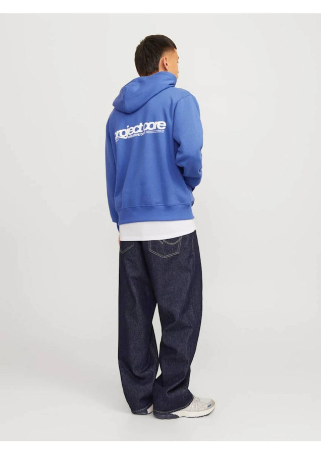Resim Jack & Jones Jcounıon Prınt Sweat Hood Noos Erkek Sweat 12273915