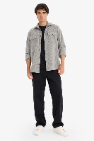 Resim Defacto Erkek Uzun Kol Gömlek F1518AX/GR454