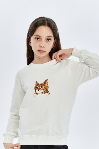 Resim Yenikoza Kız Çocuk Sweat