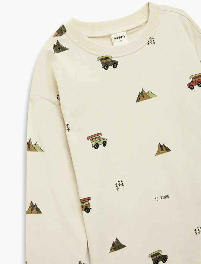 Resim Koton Erkek Bebek Sweat 6WMB10256TK